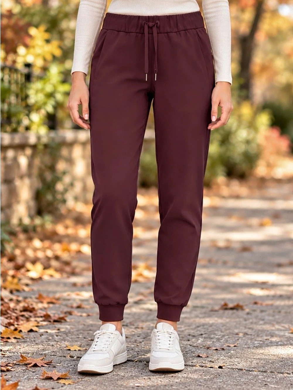 Lululemon Sun Setter High-Rise Joggers Red Merlot Size 4